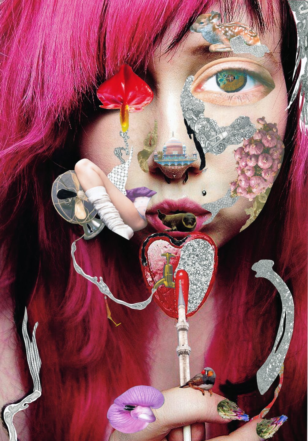 Sweet Little Sixteen (collage)